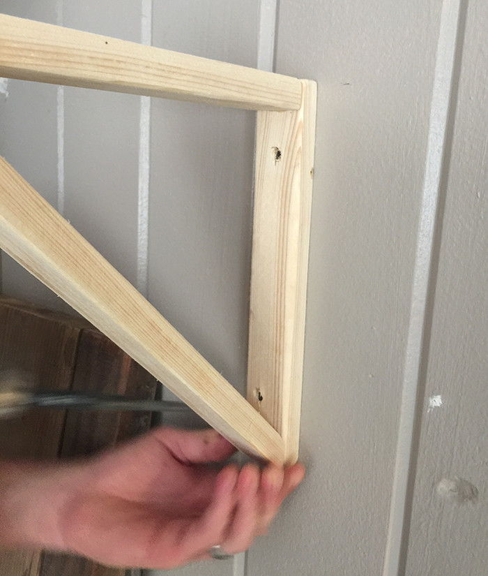 DIY Bracket Shelves
 Simple DIY Wall Desk Shelf & brackets for under $23