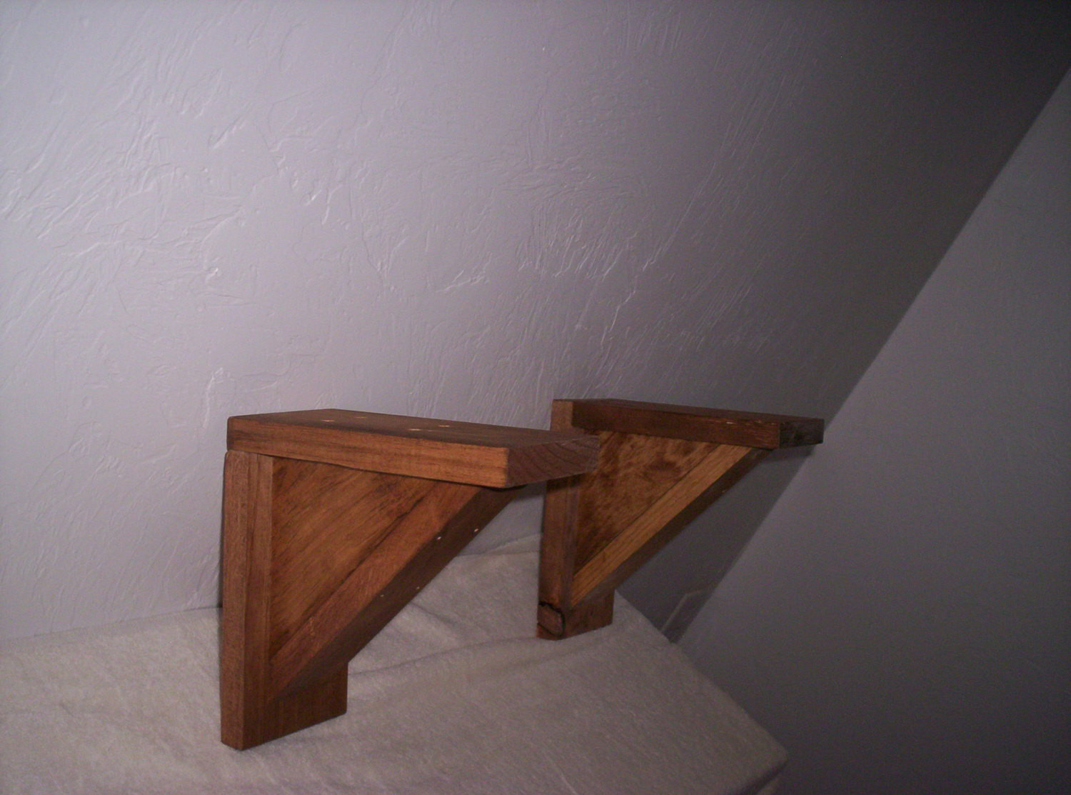 DIY Bracket Shelves
 Wooden Support Brackets for DIY Shelving set of 2 brackets