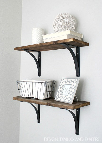 DIY Bracket Shelves
 60 Ways To Make DIY Shelves A Part Your Home s Décor