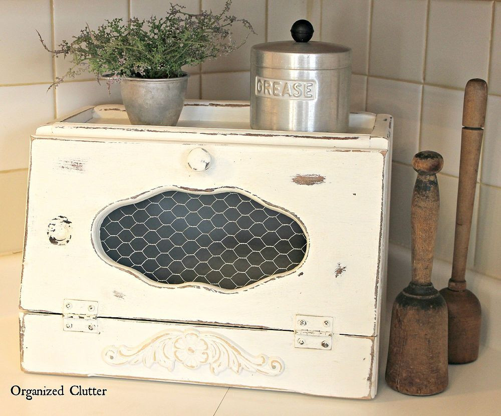 DIY Bread Box Ideas
 Upcycled Old Breadbox