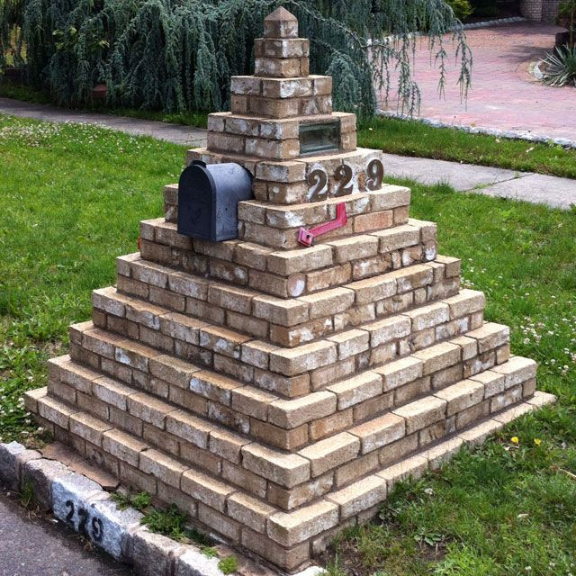 DIY Brick Mailbox
 22 unusual and creative mailboxes you don t see everyday