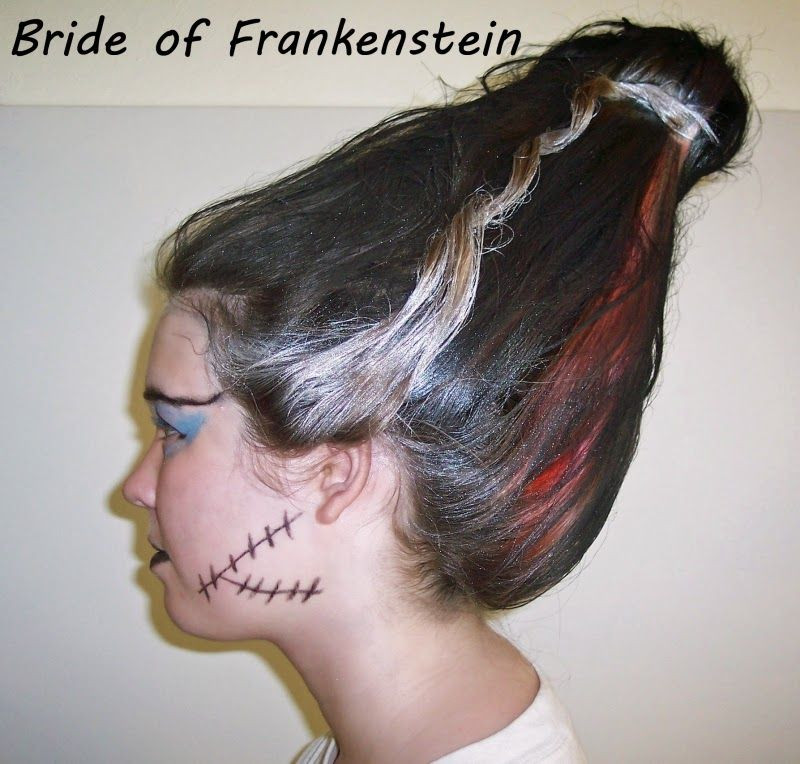DIY Bride Of Frankenstein Hair
 Fun Spooky Stuff How to Create the Bride of Frankenstein