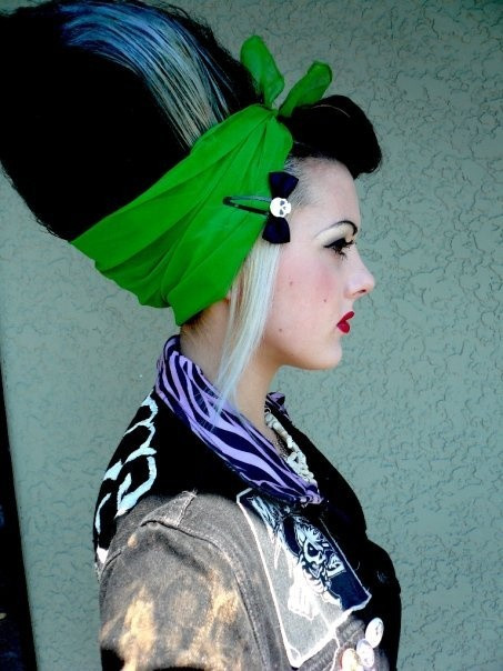 DIY Bride Of Frankenstein Hair
 141 best A Mod Pin Up Portraits images on Pinterest