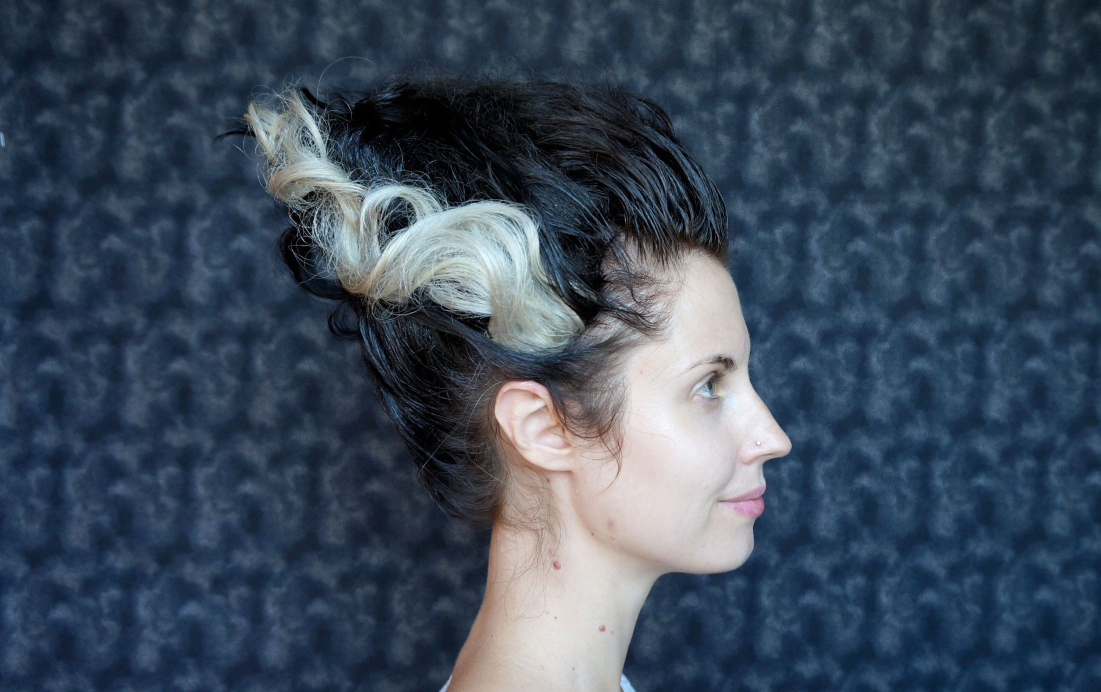 DIY Bride Of Frankenstein Hair
 Bride of Frankenstein hair