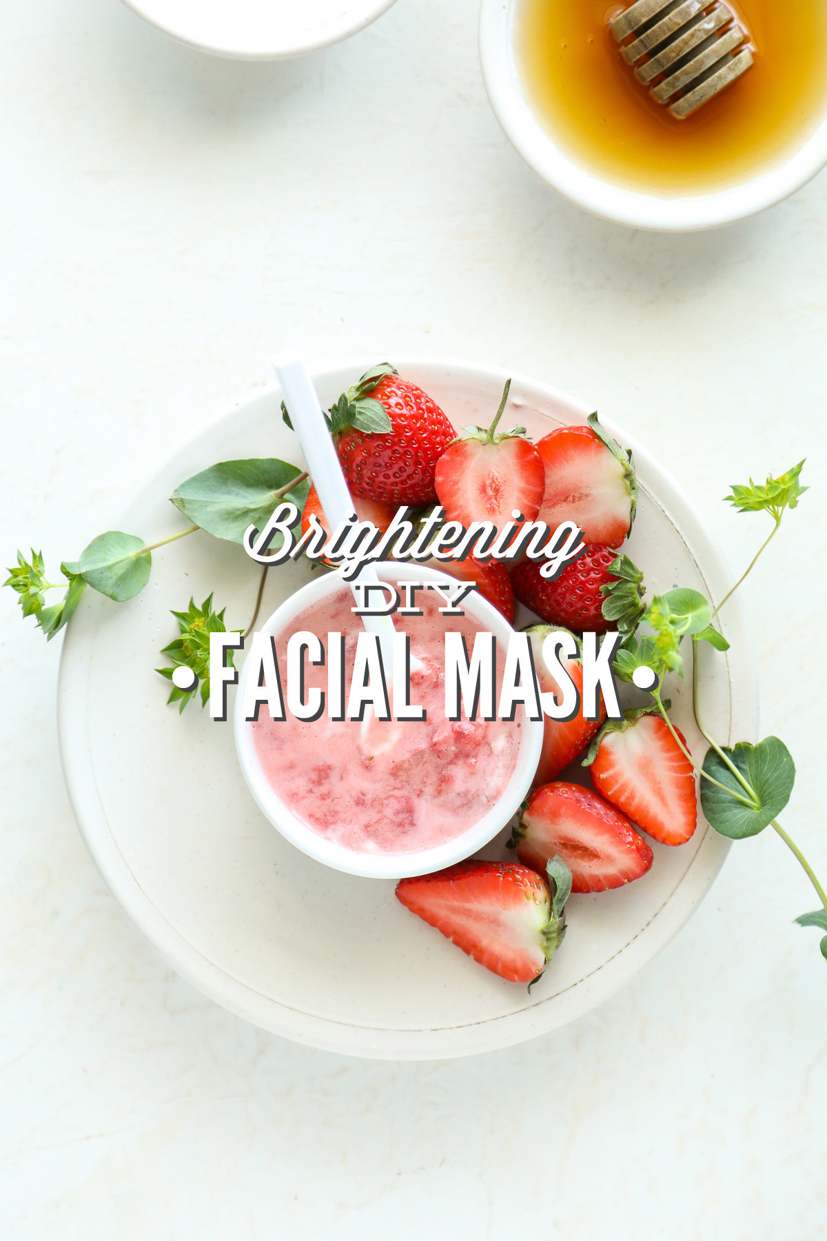 DIY Brightening Face Mask
 Strawberries and Yogurt Brightening DIY Facial Mask Live