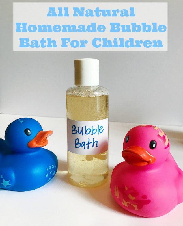 Diy Bubble Bath For Kids
 Homemade Natural Bubble Bath Recipe For Children Family