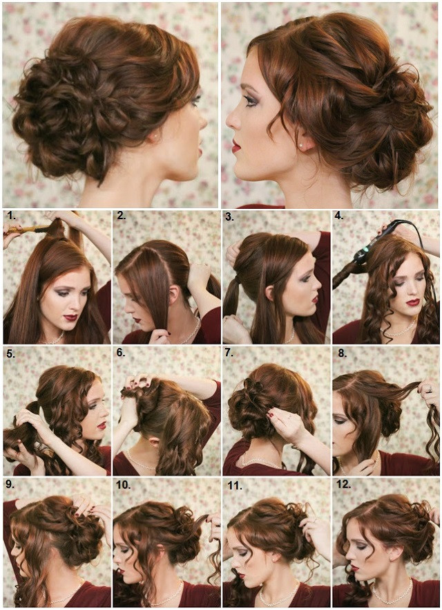 DIY Bun Hairstyle
 How To Make a Fancy Bun DIY Hairstyle AllDayChic