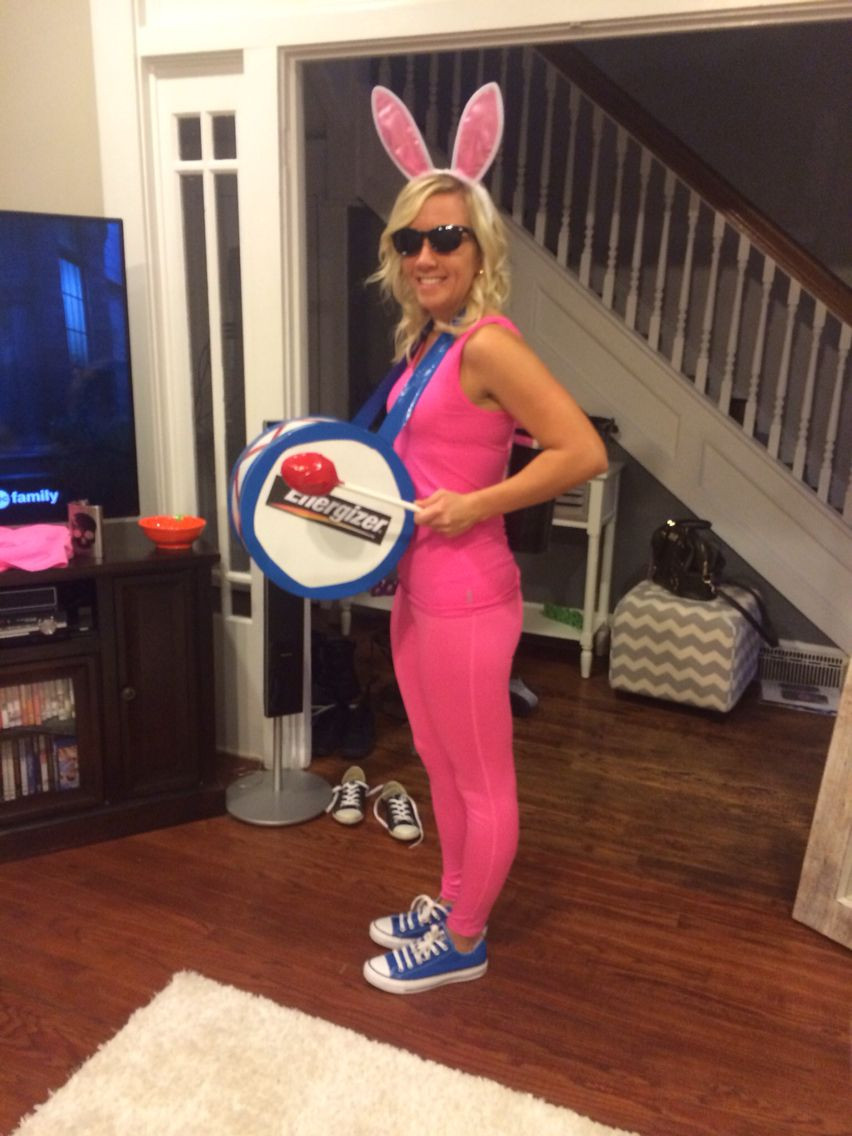 DIY Bunny Costume For Adults
 Energizer bunny costume