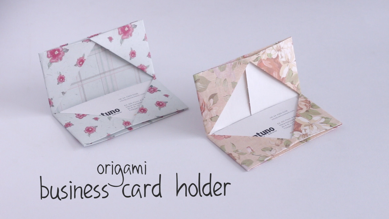 DIY Business Card Organizer
 DIY Business Card Holder