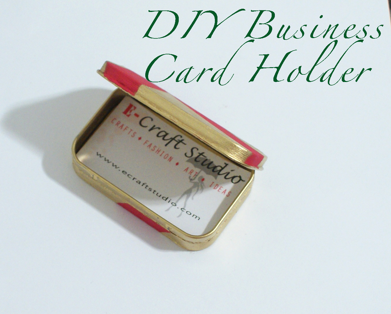 DIY Business Card Organizer
 DIY Business Card Holder