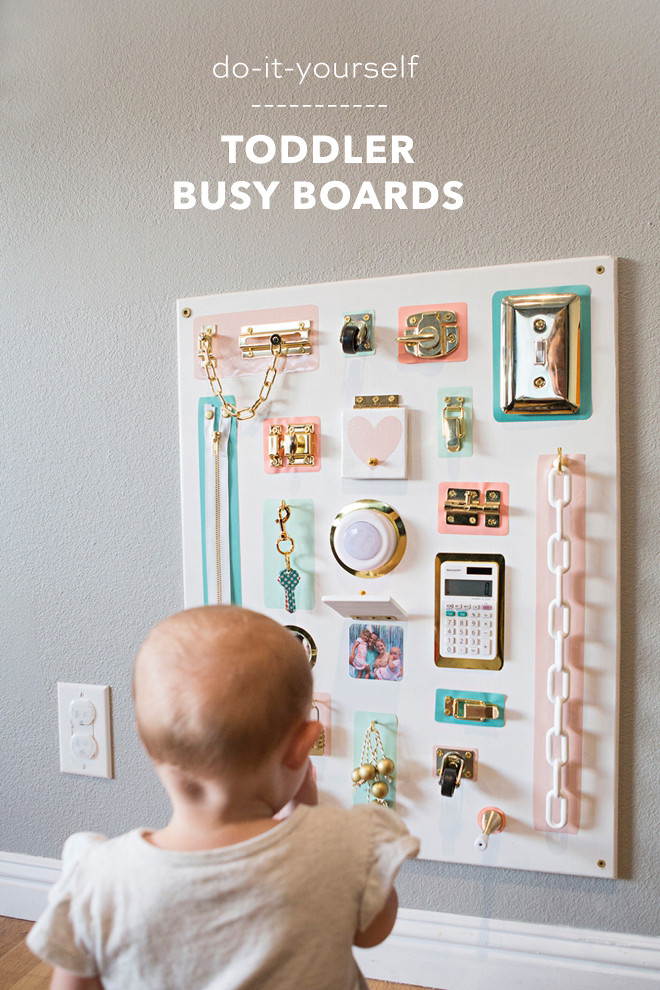 DIY Busy Board For Toddlers
 How To Make ADORABLE Toddler Busy Boards Without Power Tools