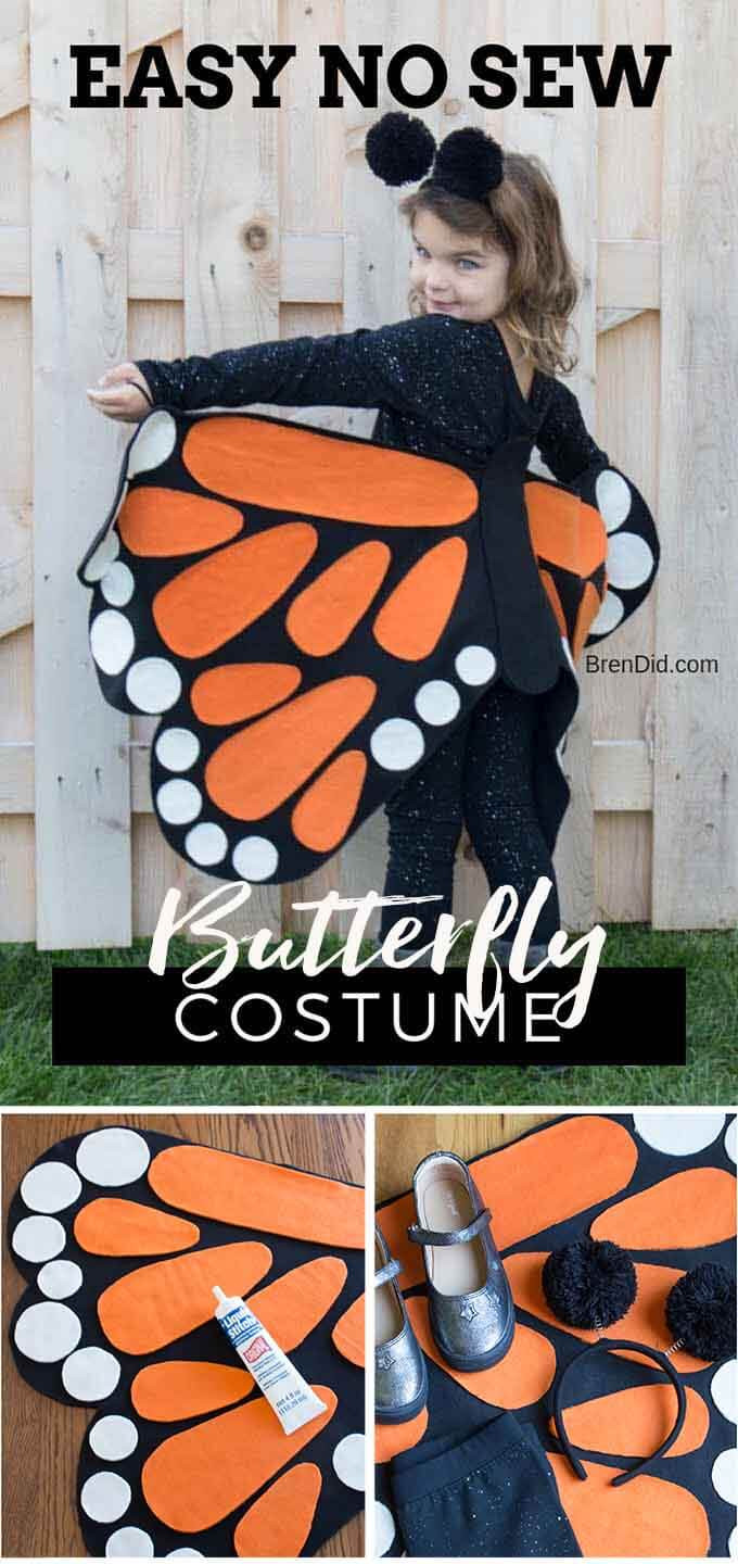 DIY Butterfly Costume For Adults
 How to Make an Easy Butterfly Costume for Halloween No