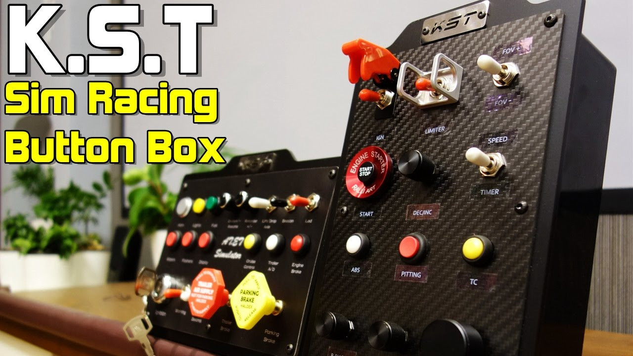 DIY Button Box
 K S T Sim Racing Button Box
