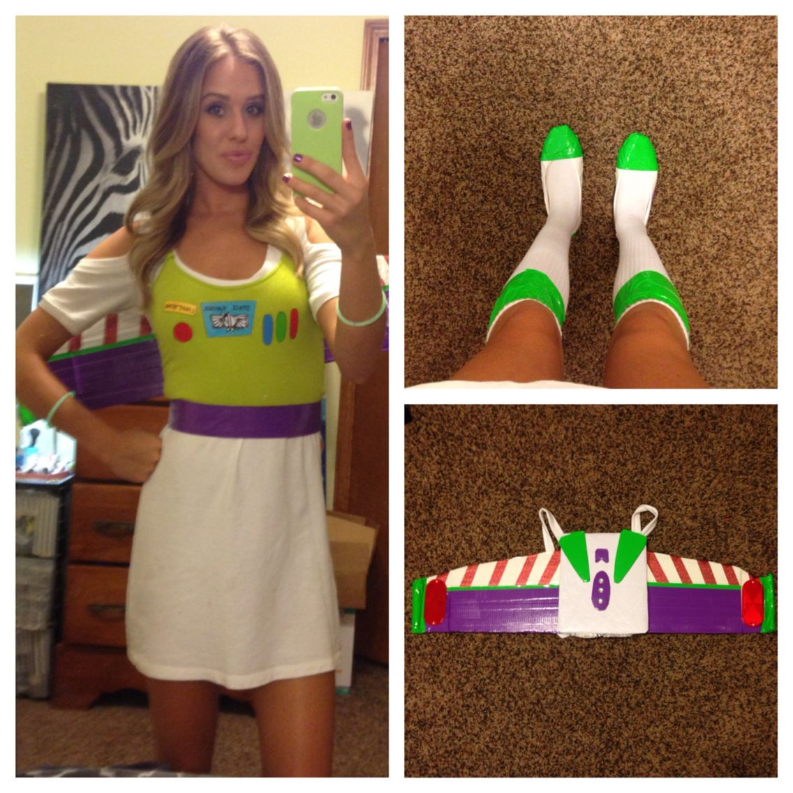 DIY Buzz Lightyear Costume For Adults
 DIY buzz lightyear costume Halloween 2014 Buzzlightyear