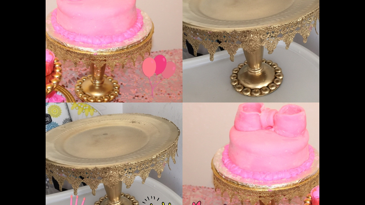 DIY Cake Stands Wedding
 DIY dollar tree wedding Cake Stand