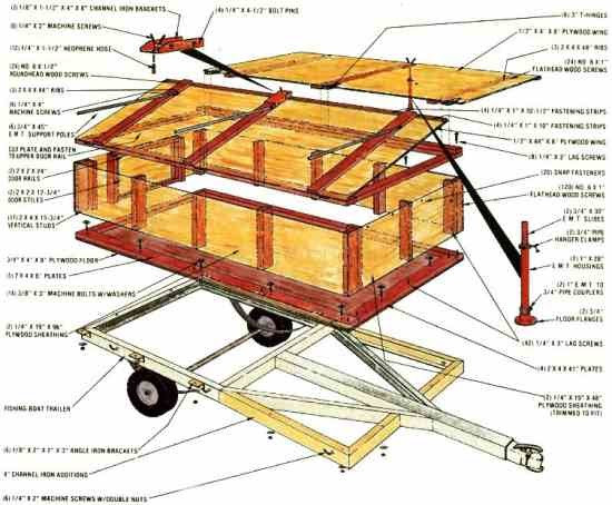 DIY Camper Trailer Plans Free
 Free Design Woodworking Here Homemade camper trailer plans