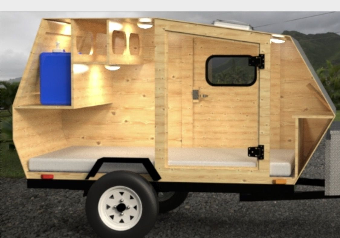 DIY Camper Trailer Plans Free
 Resultado de imagen para teardrop planos