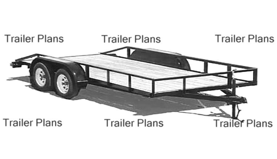 DIY Camper Trailer Plans Free
 1 TRAILER PLANS 8X18 Flatbed Tandem Utility Trailer