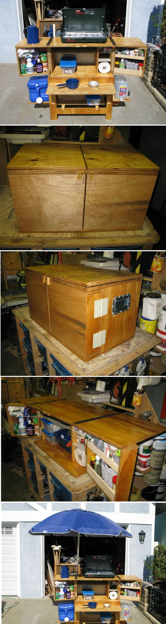 DIY Camping Kitchen Box
 Build Your Own Camp Kitchen Chuck Box DIY