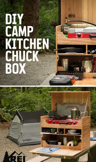 DIY Camping Kitchen Box
 How to Build Your Own Camp Kitchen Chuck Box
