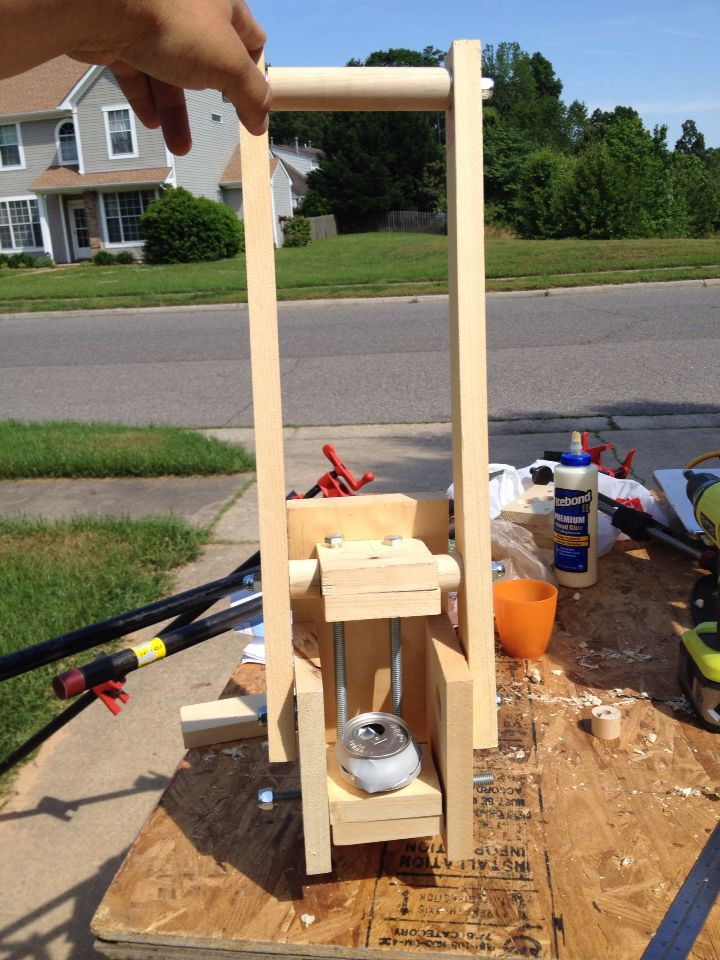 DIY Can Crusher Plans
 Pin on Woodworking at home