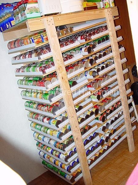 DIY Can Food Storage Rack
 Make your own rotating can storage Read through the posts