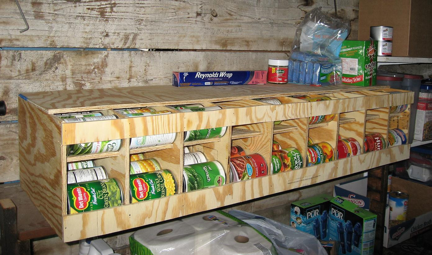 DIY Can Food Storage Rack
 81 Can FIFO Bulk Can Dispenser Organizer