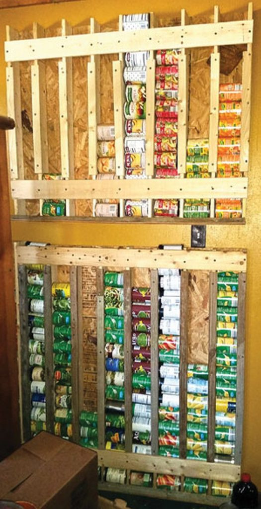 DIY Can Food Storage Rack
 How to build a simple canned food dispenser