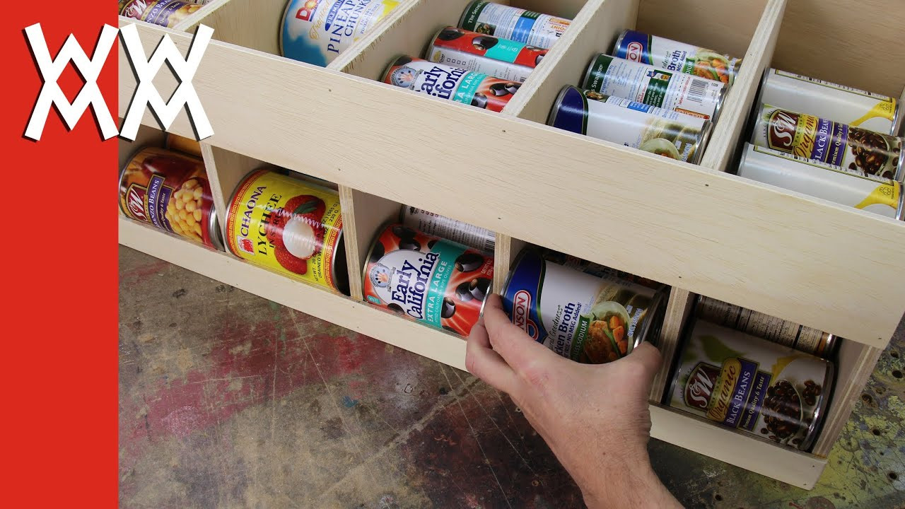 DIY Can Food Storage Rack
 Make a canned food dispenser Organize your January