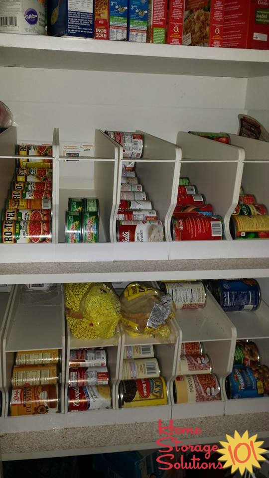 DIY Can Organizer For Pantry
 Can Storage Ideas & Solutions How To Organize Canned Food