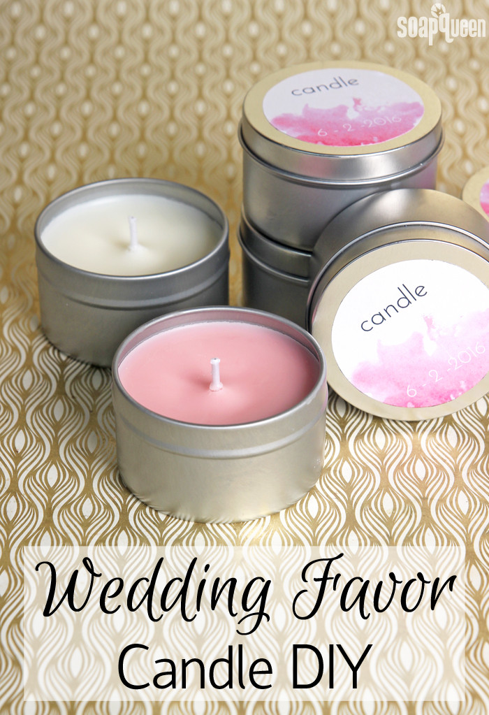 DIY Candle Wedding Favors
 DIY Wedding Favor Candles Soap Queen
