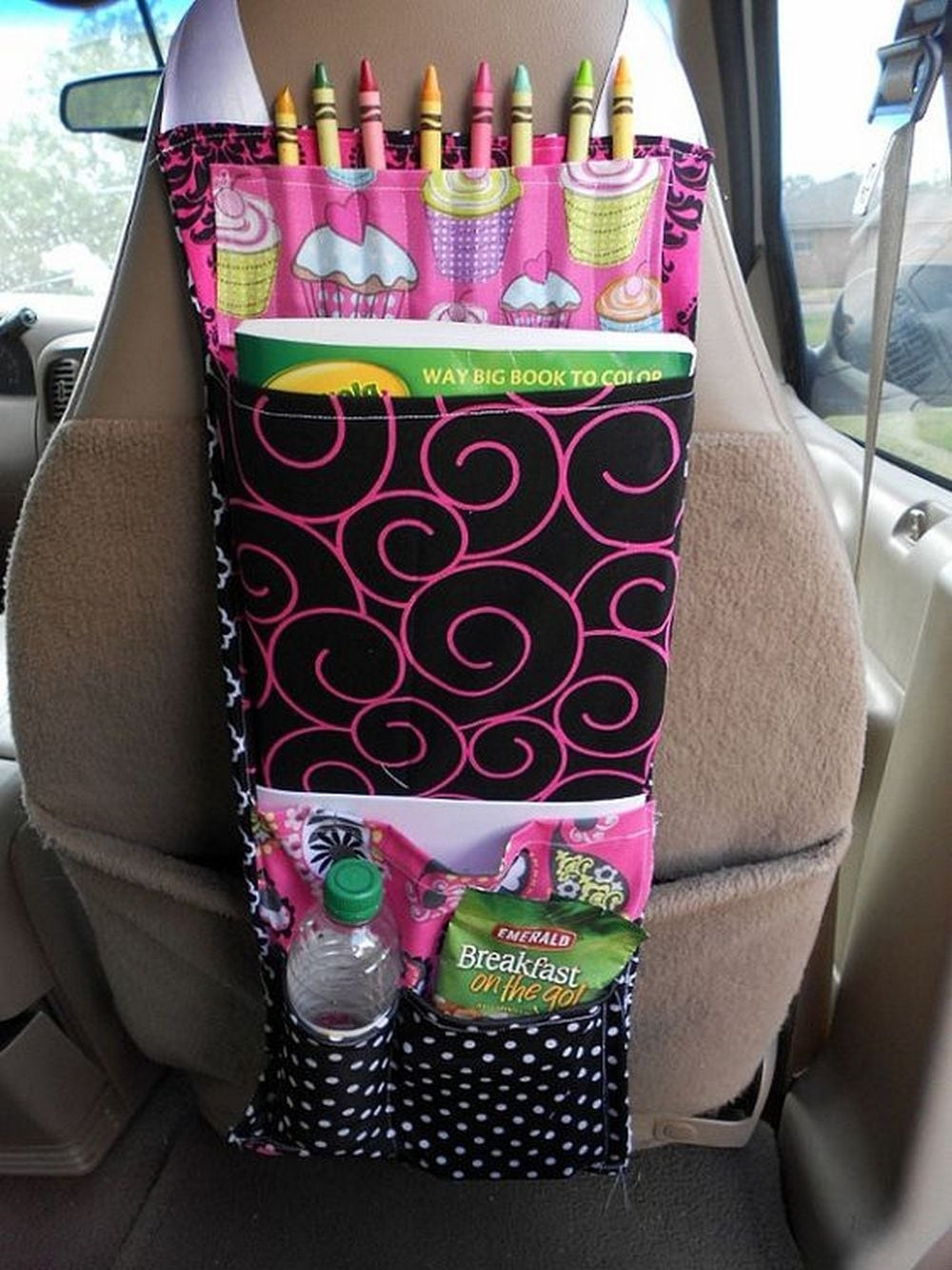 DIY Car Organizer
 DIY Back Seat Car Organizer – Craft projects for every fan