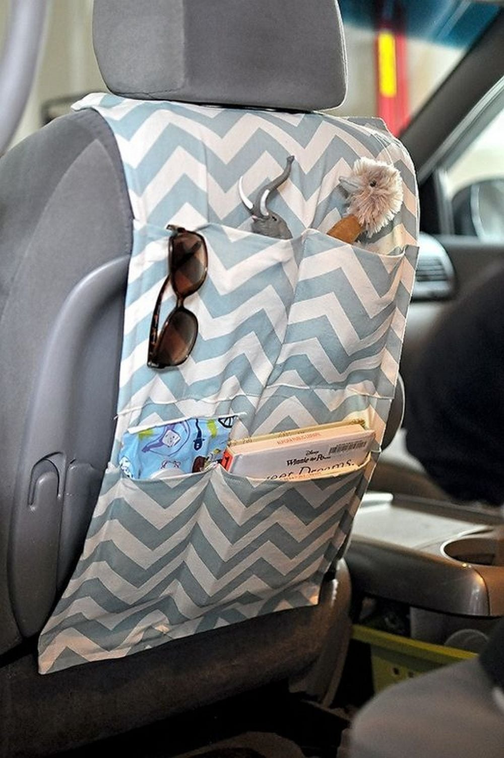 DIY Car Organizer
 DIY Back Seat Car Organizer – Craft projects for every fan