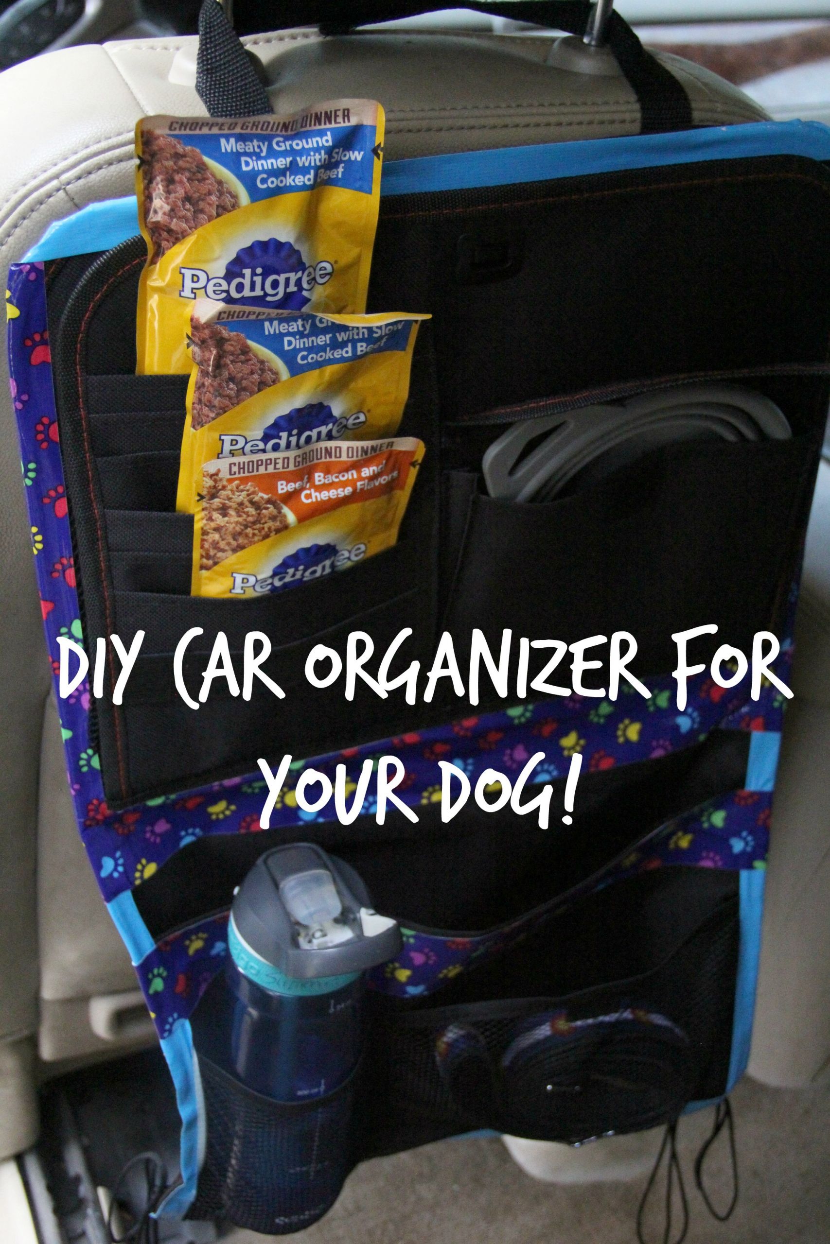 DIY Car Organizers
 Check out this DIY Car organizer for your dog with