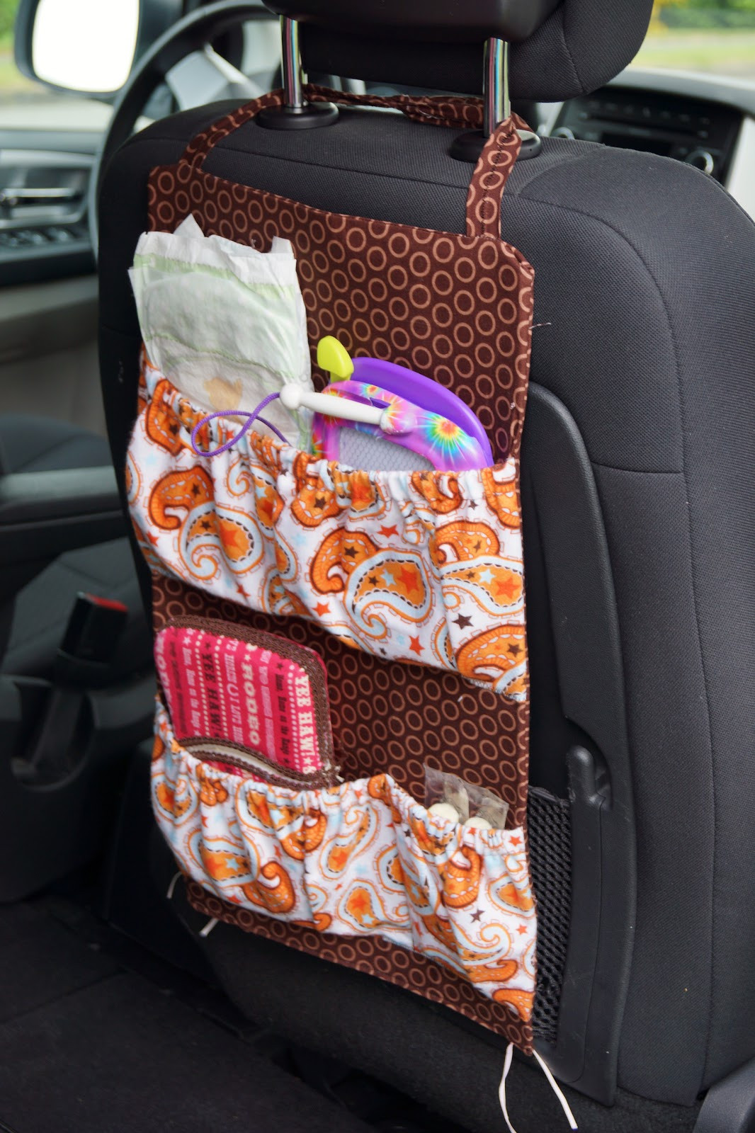 DIY Car Organizers
 Kids Crocheting and Cupcakes Thrifty Thursday Car Junk