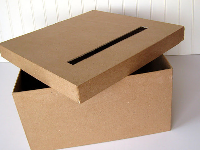 DIY Card Box
 DIY Wedding Card Box by LCDDeStash on Etsy