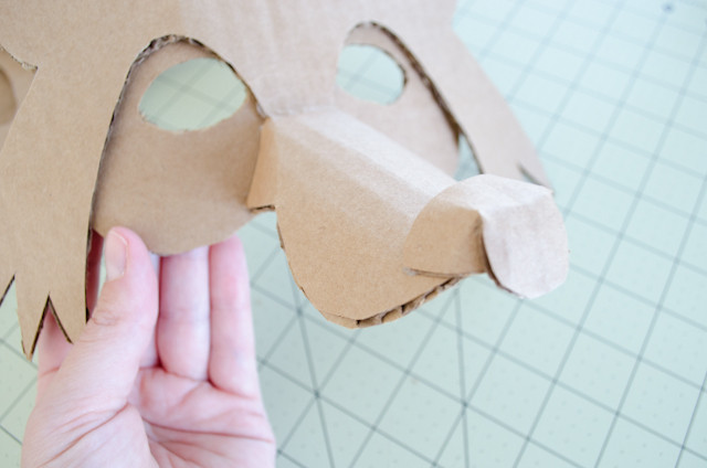 DIY Cardboard Mask
 DIY Cardboard Animal Masks for Halloween Project Nursery