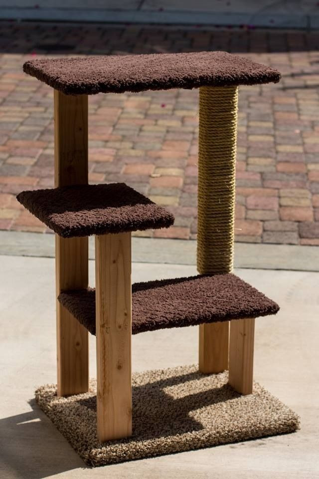 DIY Cat Tree Plans
 Decided to try my hand at building my own cat tree