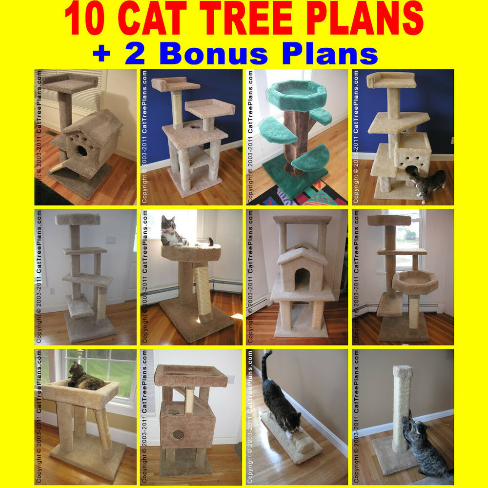 DIY Cat Tree Plans
 MAKE A CONDO TOWER Do It Yourself 10 CAT TREE PLANS DIY 2