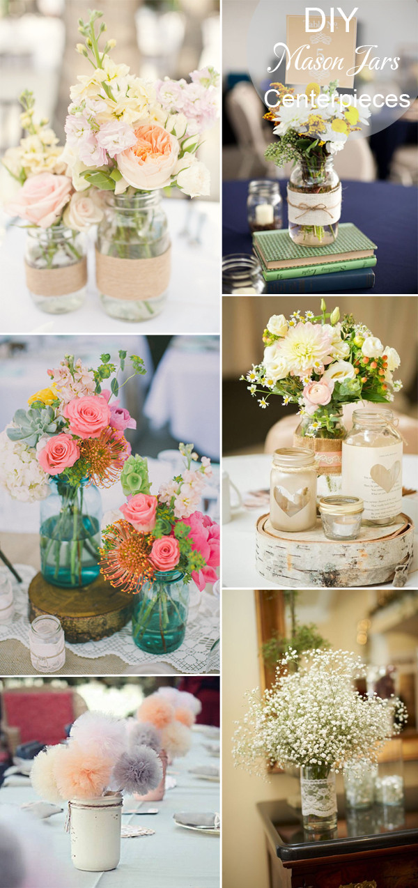 DIY Centerpieces For Wedding Reception
 40 DIY Wedding Centerpieces Ideas for Your Reception