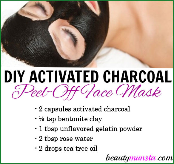 DIY Charcoal Face Mask Peel Off
 DIY Activated Charcoal Peel f Mask beautymunsta