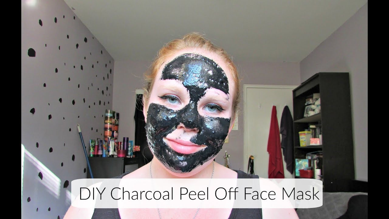 DIY Charcoal Face Mask Peel Off
 DIY Charcoal & Gelatin Peel f Face Mask