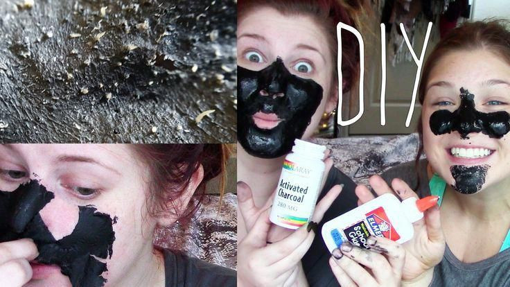 DIY Charcoal Peel Off Mask Without Glue
 Pin on Egg Whites Cleansing Mask
