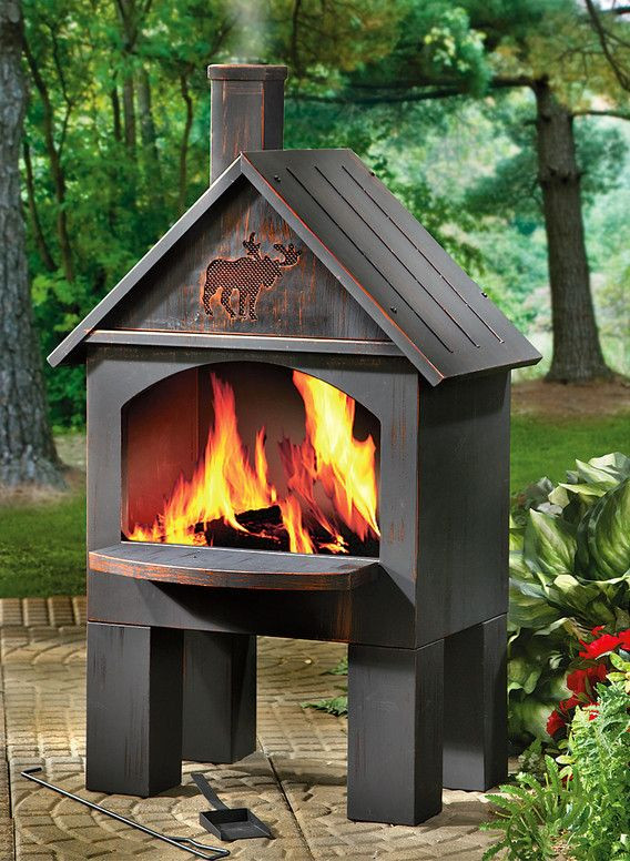 DIY Chiminea Outdoor Fireplace
 metal chiminea fire pit