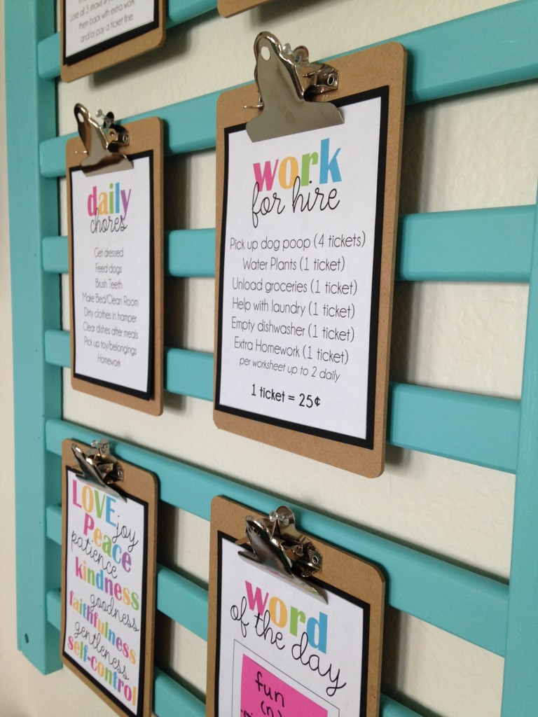 DIY Chore Charts For Kids
 Chore Charts for Kids The Idea Room