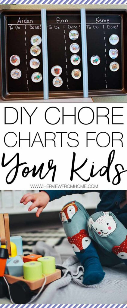 DIY Chore Charts For Kids
 Mom Tips Her DIY Chore Charts – Her View From Home