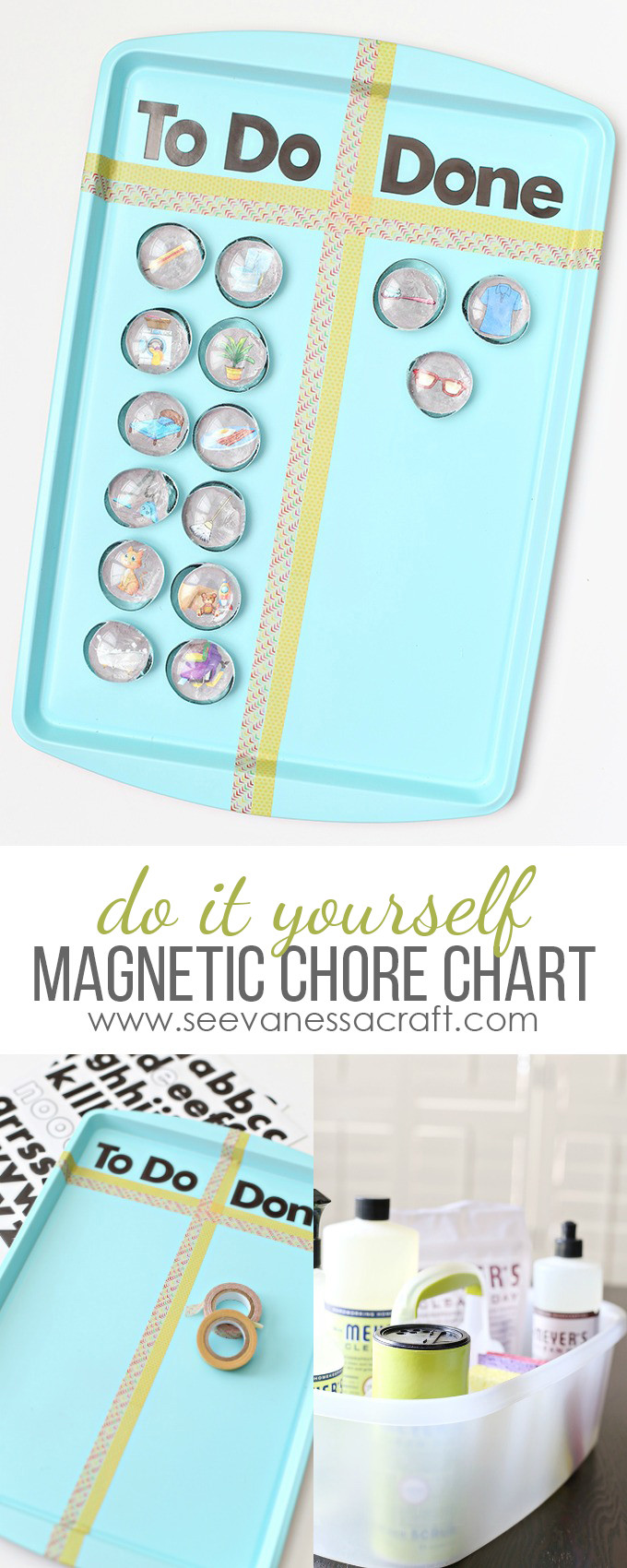 DIY Chore Charts For Kids
 Craft DIY Magnetic Chore Chart See Vanessa Craft
