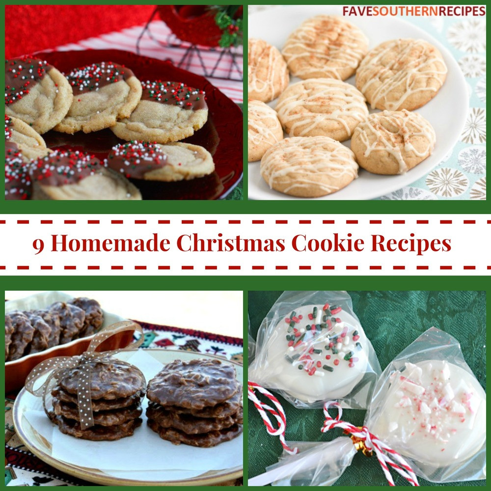 DIY Christmas Cookies
 9 Homemade Christmas Cookie Recipes