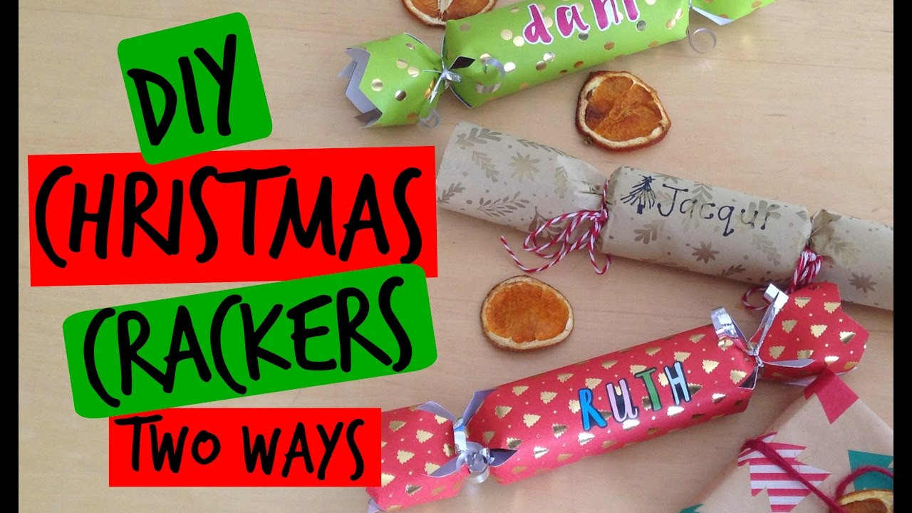 DIY Christmas Cracker
 DIY CHRISTMAS CRACKERS TWO WAYS