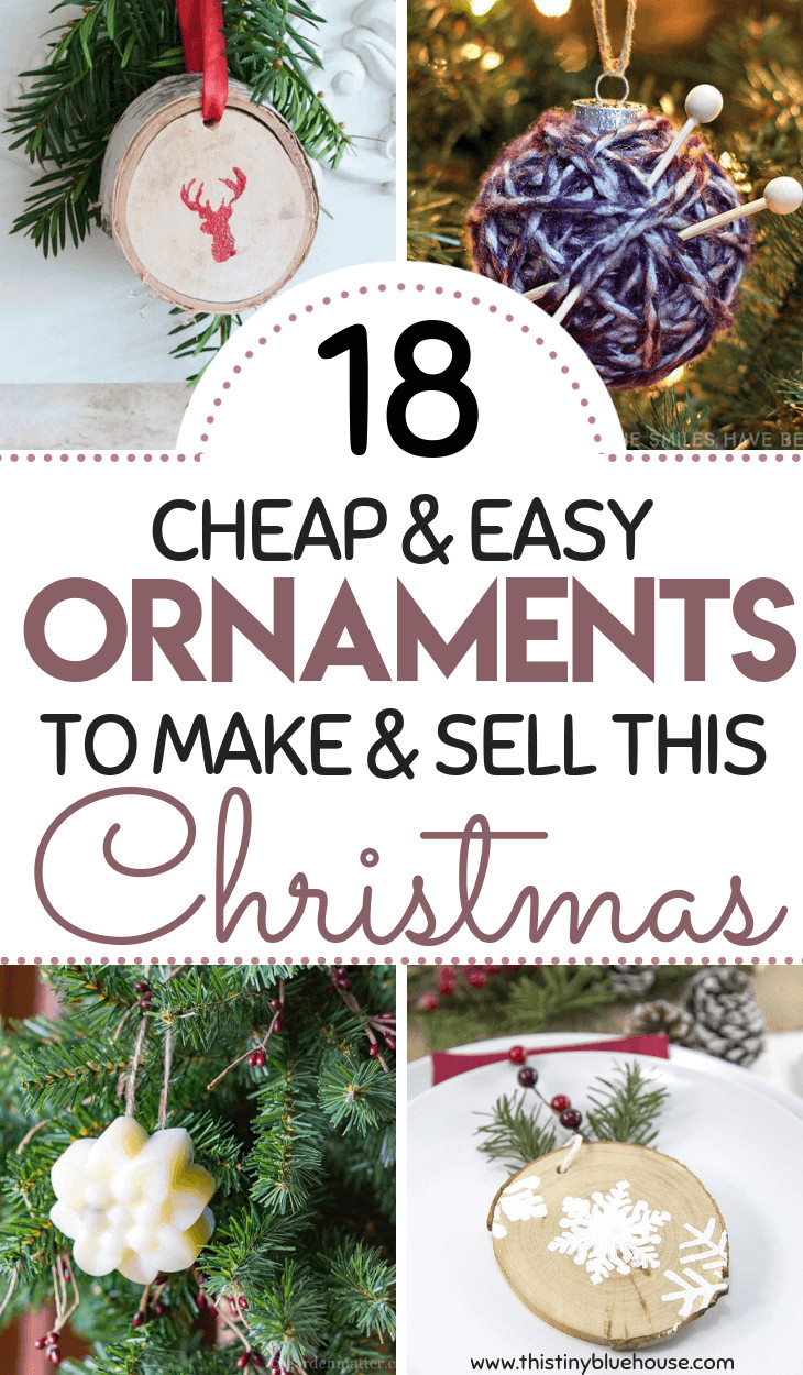 DIY Christmas Crafts To Sell
 18 DIY Christmas Ornaments To Make And Sell This Tiny